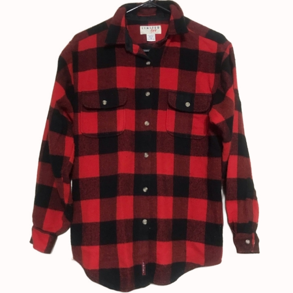 Vintage Limited Too Plaid Jacket - Medium